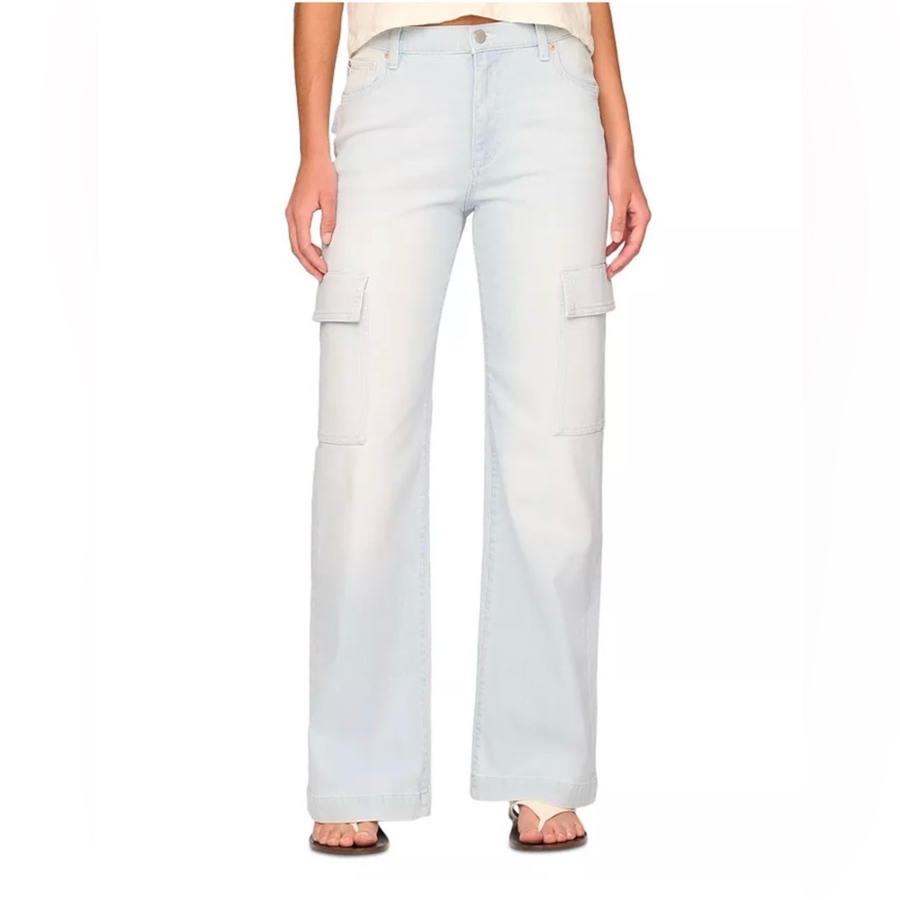 DL1961 Zoie poolside cargo relaxed wide leg jeans